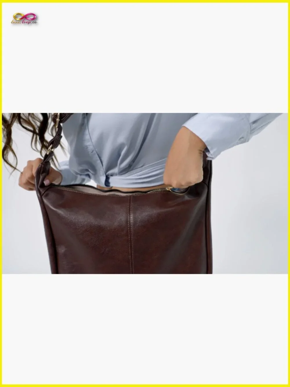 Slouchy Hobo Shoulder Bag Crossbody Laptop Purse with Padded Sleeve Adjustable